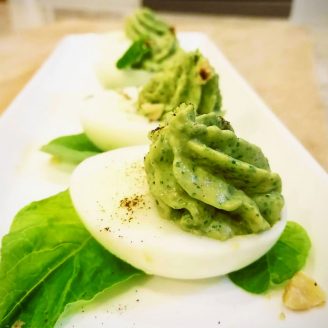 Avocado Deviled eggs