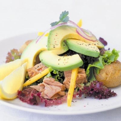 Healthy High Protein Avocado & Tuna Salad
