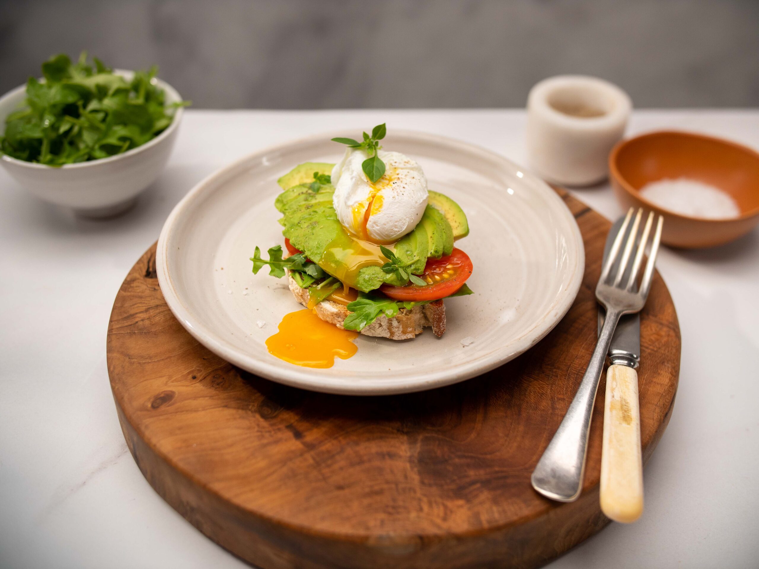 New Zealand avocado poached egg toast